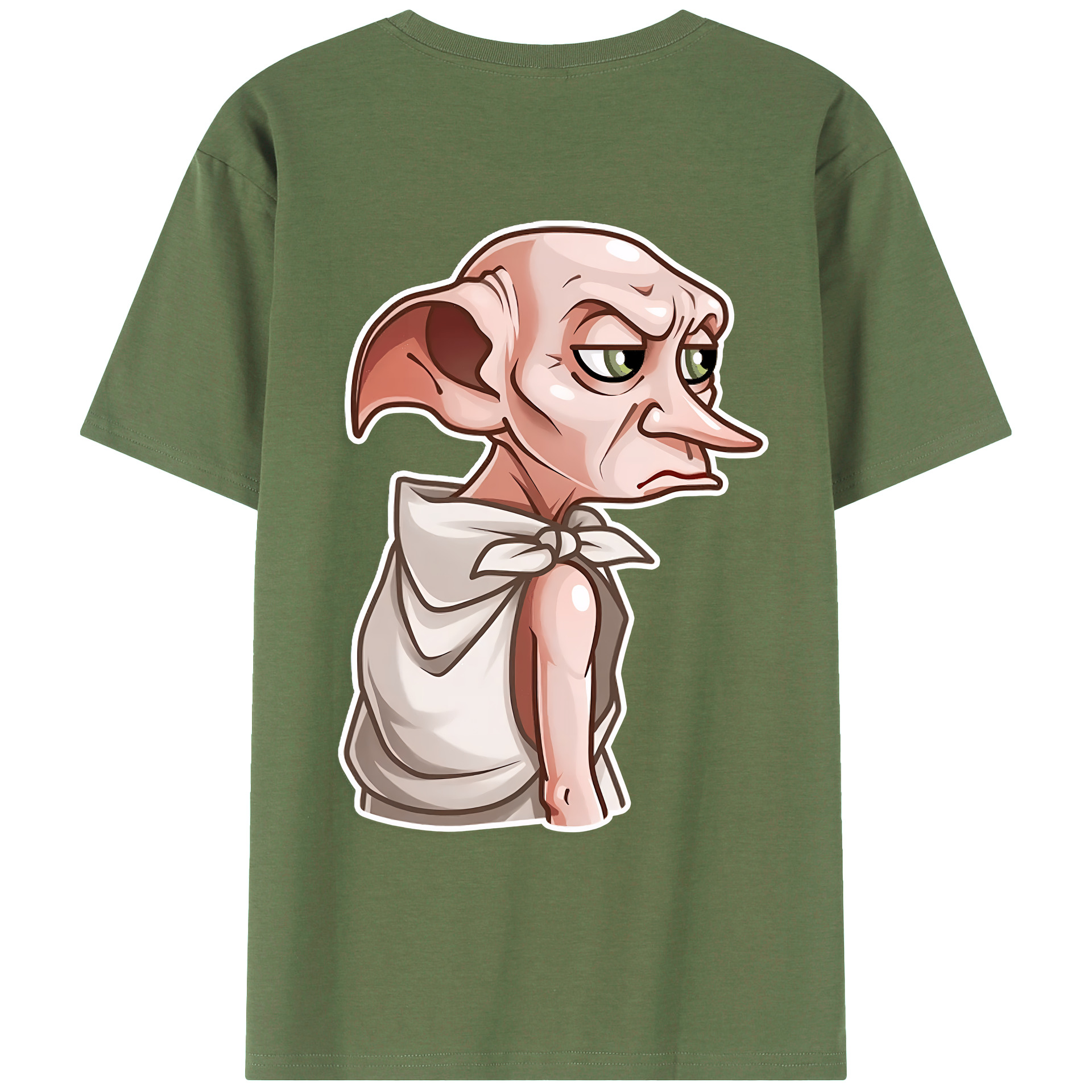 （画像用） Harry Potter ハリー・ポッターシリーズ 綿100％ メンズ半袖Tシャツ（バックプリント） 通気性